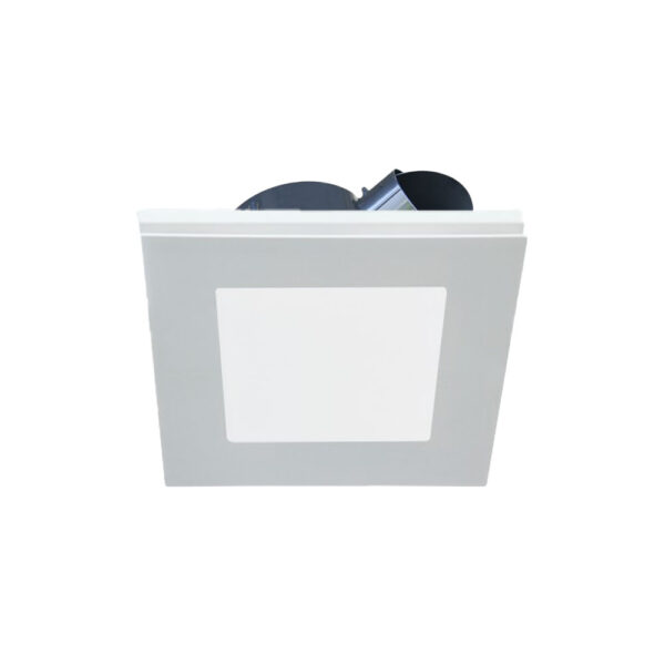 Ventair Airbus 250 Square Exhaust Fan with CCT LED ight White