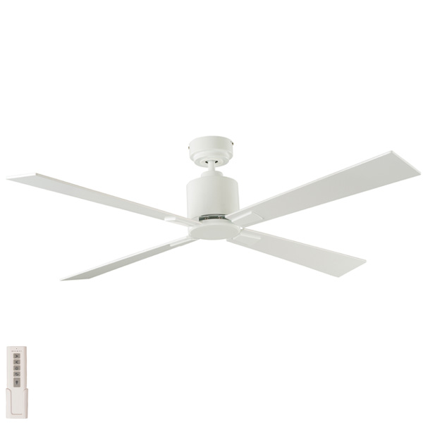 Quantum Ceiling Fan Dc Motor 52 With Remote White Lumera Living