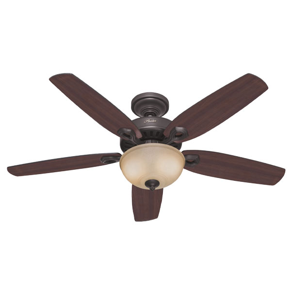 Builder Deluxe Ceiling Fan With Light 52″