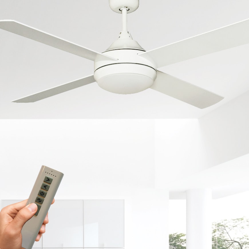 Cinni Milano Dc Ceiling Fan With Led Light And Remote Lumera Living