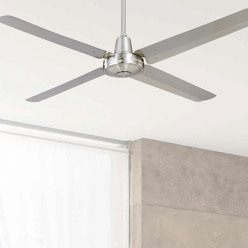 Hunter Pacific Typhoon Ceiling Fan - 316 Stainless Steel Outdoor Fan Hunter Stainless Steel Ceiling Fan