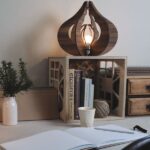australian cotton timber pendant light