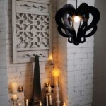 Australian Baroque Timber Pendant / Lamp (Timber Veneer) - Image 2