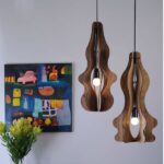 genie timber pendant light