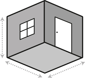 room size diagram