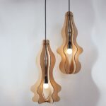 tasmanian oak genie pendant light