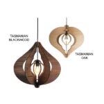Australian Cotton Timber Pendant / Lamp (Timber Veneer) - Image 6