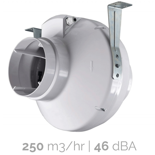 VK Plastic Centrifugal Inline Exhaust Fan: 100mm - Lumera ...
