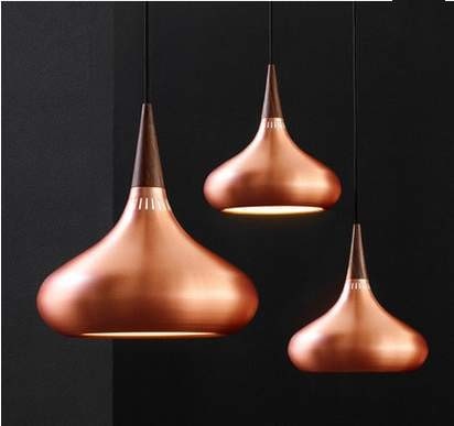 copper pendant light nona