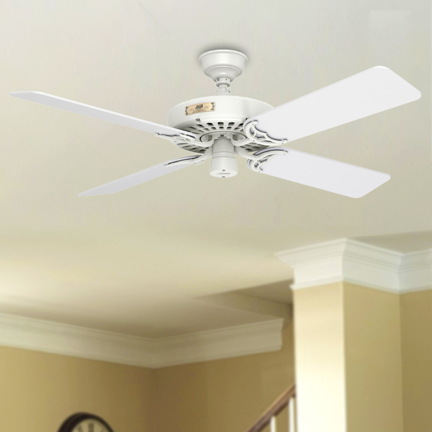 Hunter Original Ceiling Fan With 52 White Lumera Living