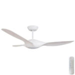 Origin Ceiling Fan With DC Motor & CCT LED Light 56″ (White)