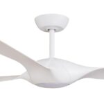 Origin Ceiling Fan With DC Motor & CCT LED Light 56″ (White) - Image 2