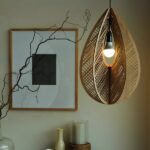 australian seed timber pendant light