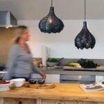pod noir black pendant light