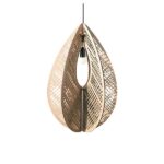 seed timber pendant light
