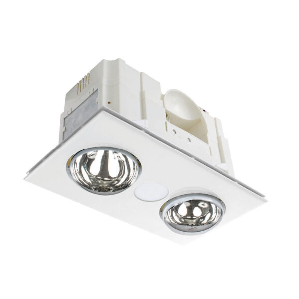 Horizon Exhaust Fan 3  in 1 with LED Light (White) - Image 2