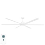 Brilliant Hercules 84-inches Ceiling Fan with Remote White | Lumera Living Australia