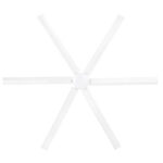 Brilliant Hercules DC Ceiling Fan with Remote - 84" (White) - Image 4