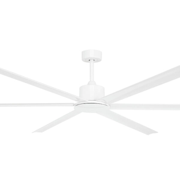 Brilliant Hercules DC Ceiling Fan with Remote - 84" (White) - Image 2