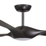 Origin Ceiling Fan With DC Motor & CCT LED Light 56″ (Black) - Image 2