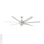 Tourbillion DC Ceiling Fan With Remote - Aluminium 80"