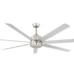 Tourbillion DC Ceiling Fan With Remote - Aluminium 80" - Image 2