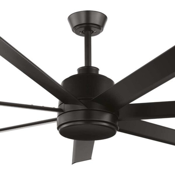 Eglo Tourbillion DC Ceiling Fan with Remote - 80" (Black) - close up