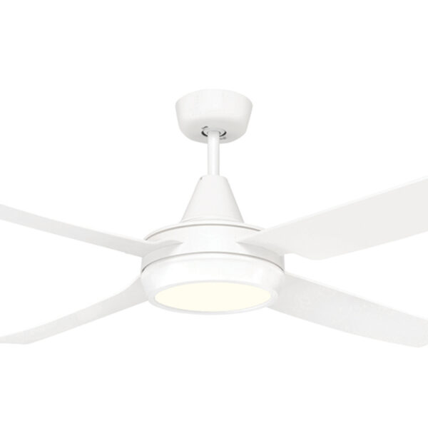Brilliant Cruze AC Ceiling Fan with LED Light - 52" (White) - Image 2