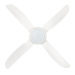 Brilliant Vector AC Ceiling Fan with LED Light - 52" (Antique White) - Image 4