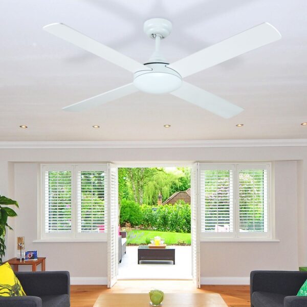 Hunter Pacific Azure 26 AC Ceiling Fan - 48" (White) - Image 3
