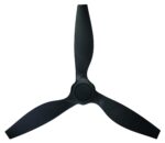 Concorde 2 Ceiling Fan  DC Motor 58″ with Remote (Black) - Image 3