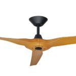 Radical 2 Ceiling Fan - DC Motor 60" With Remote (Black with Bamboo) - Image 3