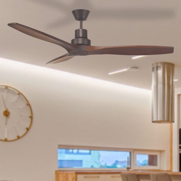 Mercury Ceiling Fan 52″ - Timber Blades (Oil Rubbed Bronze) - Image 2