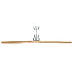 Mercury Ceiling Fan 52″ - Timber Blades (Satin Nickel) - Image 4