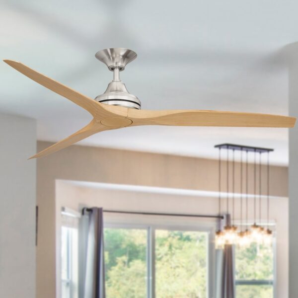 Spitfire V2 Ceiling Fan 60″ (Brushed Nickel with Natural Plastic Blades) - Image 2