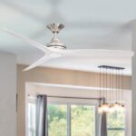 Spitfire V2 Ceiling Fan 60″ (Brushed Nickel with White Wash Plastic Blades) - Image 2