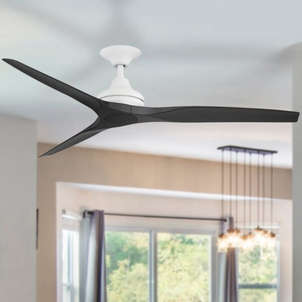 Spitfire-v2-white-black-plastic-blades Spitfire V2 Ceiling Fan 60″ (White with Black Plastic Blades) - Image 2