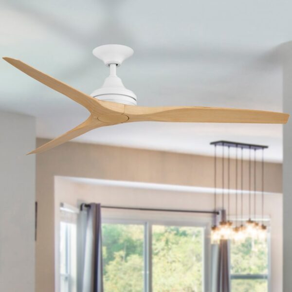Spitfire V2 Ceiling Fan 60″ (White with Natural Plastic Blades) - Image 2