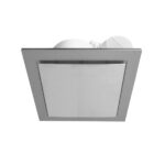Ventair Airbus Low Profile Exhaust Fan: Square 250mm (Silver) - Image 2