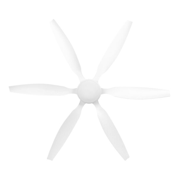 Aviator V2 DC Ceiling Fan 66″ with Light & Remote (White) - Image 3
