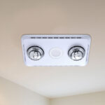 Brook 2 Exhaust Fan 3 in 1 with LED Light (White) - Image 2