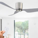 Brushed Chrome Mercator City DC Ceiling Fan With Remote 52″ - Image 2