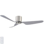 brushed chrome mercator city ceiling fan