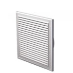 Vent Fixed With Flyscreen 200mm (White)
