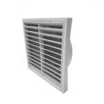 Vent Fixed With Flyscreen 150mm (White)