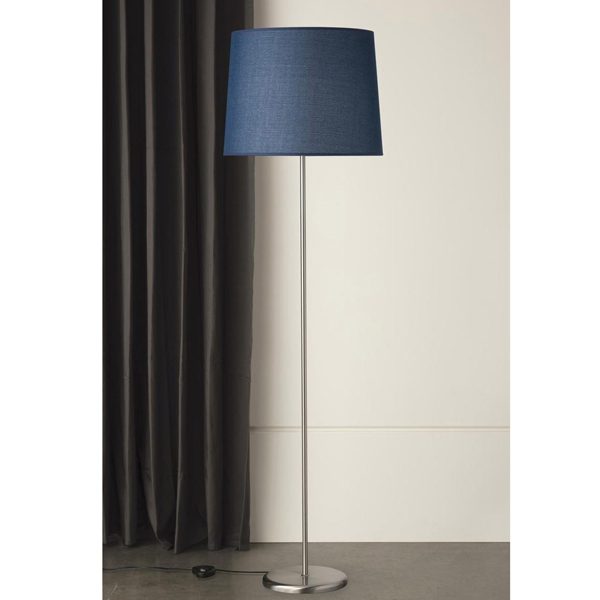 navy floor lamp