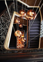 Replica Tom Dixon Glass Pendant (Copper) - Image 2