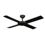 Revolution 2 Ceiling Fan - DC Motor 52" With Remote (Matte Black)