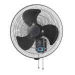 Semi Commercial Wall Fan: 450mm (18") (Matte Black)