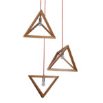 Triangle Timber Pendant Light - Image 2